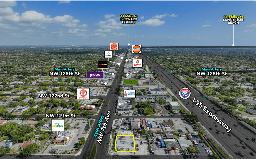 12005 NW 7th Ave, North Miami, FL 33168, ,Retail,For Lease,NW 7th Ave ,1314